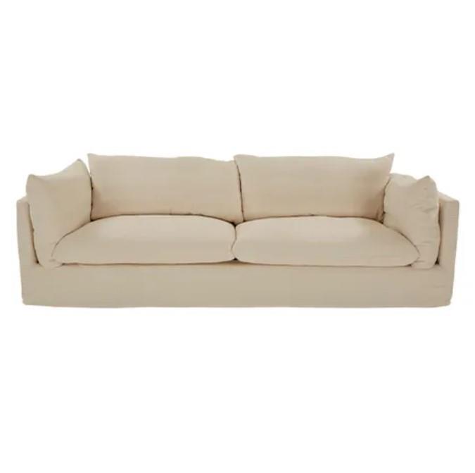Ella Ivory Sofa - 4 Seat