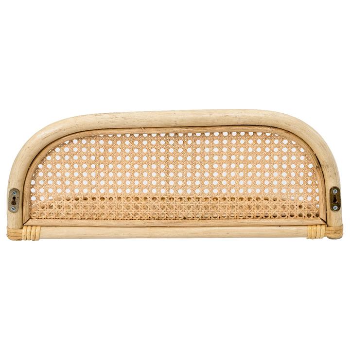 Elly Rattan Wall Shelf - Natural Honey