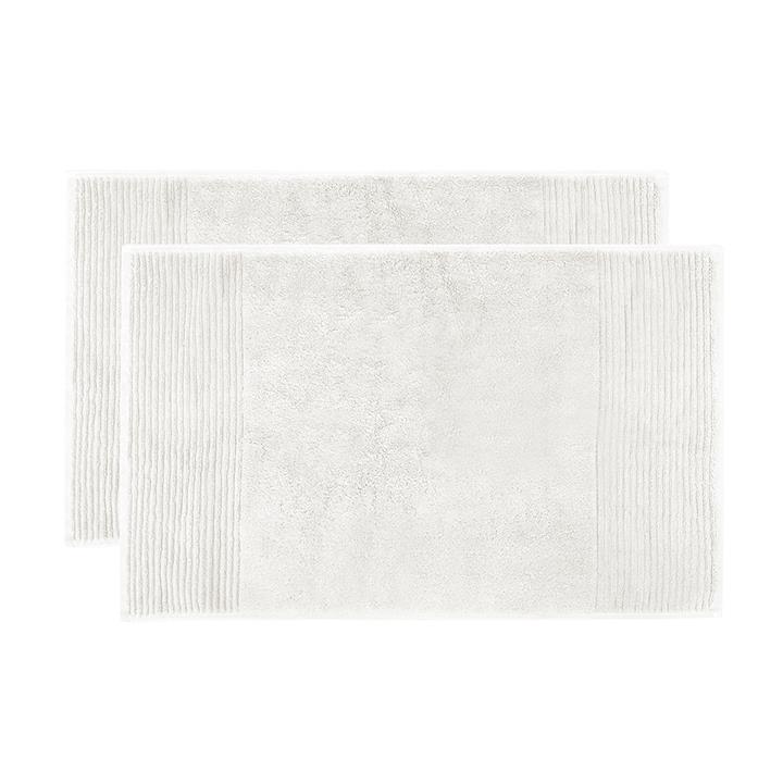 Elvire Bath Mat 2 Pack Ivory