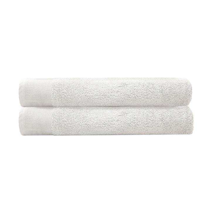 Elvire Bath Sheet 2 Pack Ivory
