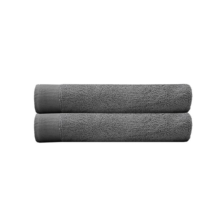 Elvire Bath Towel 2 Pack Pewter