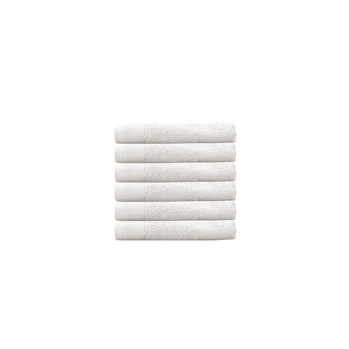 Elvire Face Washer 6 Pack Ivory