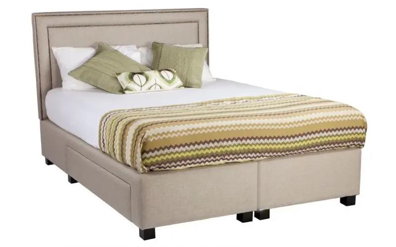 Emirates custom bed frame with choice of storage base
