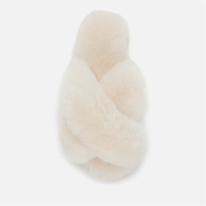 EMU Australia Kids' Mayberry Teens Sheepskin Slippers - Natural - UK 12 Kids