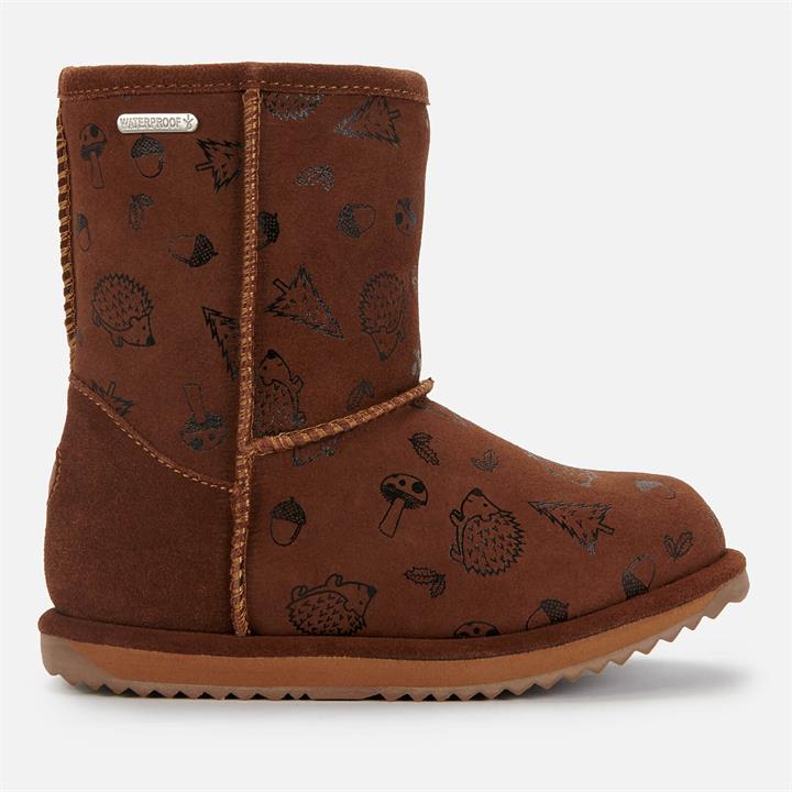 EMU Australia Kids' Woodland Brumby Waterproof Boots - Oak - UK 8 Toddler