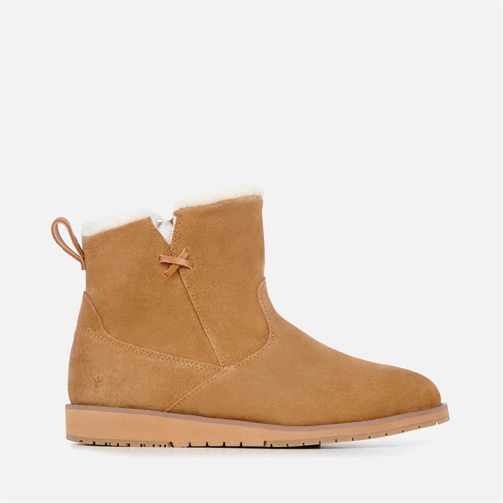 EMU Australia Women's Beach Mini Water Resistant Suede Boots - Chestnut - UK 3