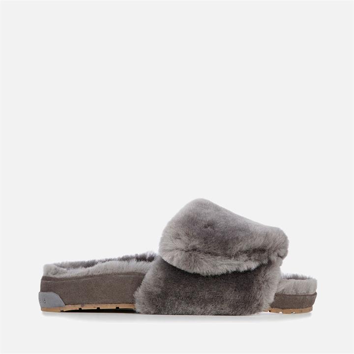 EMU Australia Women's Musica Sheepskin Slide Slippers - Charcoal - UK 3