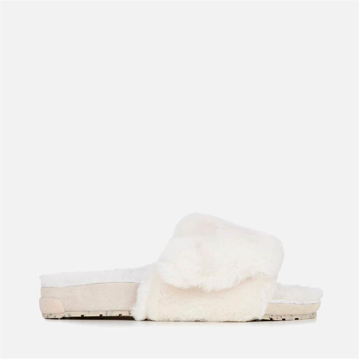 EMU Australia Women's Musica Sheepskin Slide Slippers - Natural - UK 3