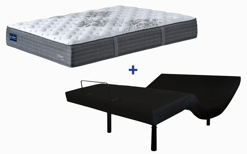 Enliven electric adjustable base with domino glasgow mattress - ah beard