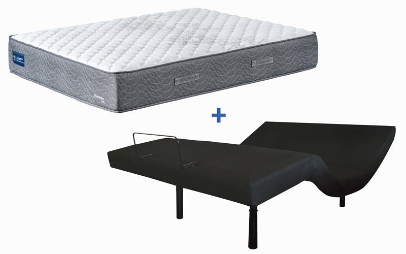 Enliven electric adjustable base with domino manchester mattress - ah beard