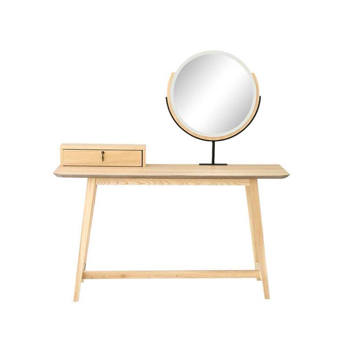 Epica Dressing Table with Shelf and Mirror