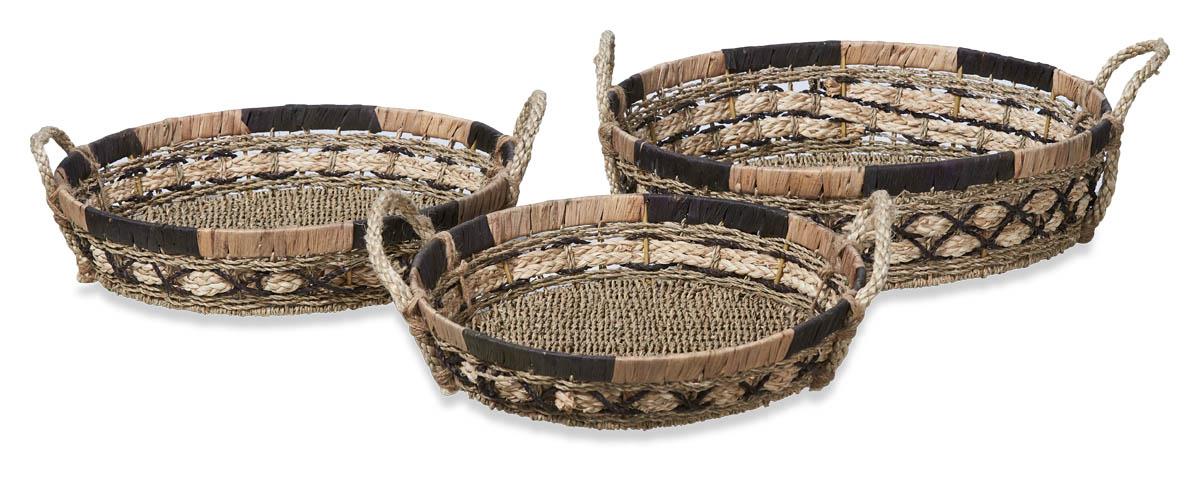 Equador S/3 Round Trays-BN