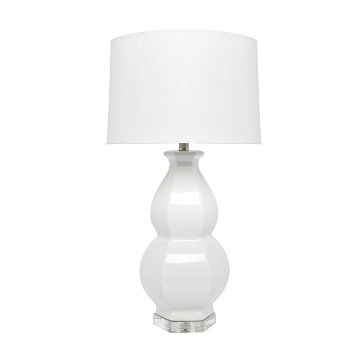 Erica Table Lamp - White