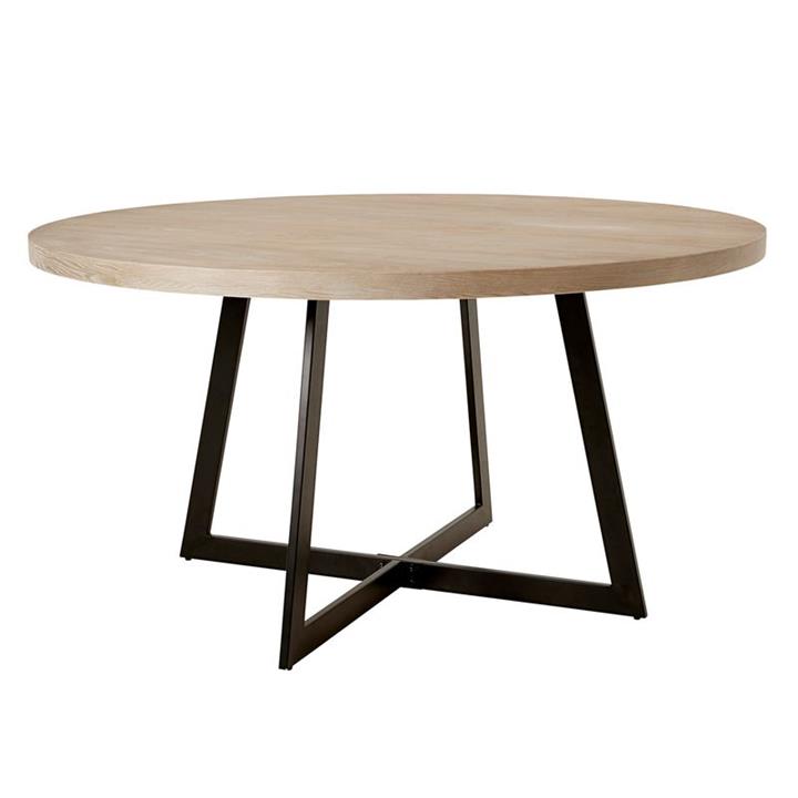 Ester Ii Blonde Ash - Black Legs Table