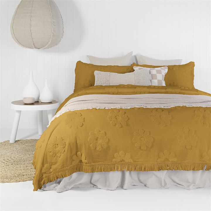 Everlasting Coverlet Set Honeycomb Q/K
