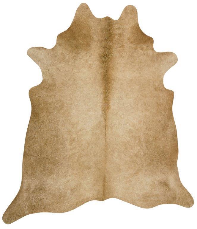 Exquisite Natural Cow Hide Beige 170x180cm