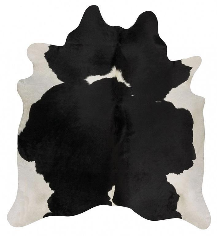 Exquisite Natural Cow Hide Black White 170x180cm