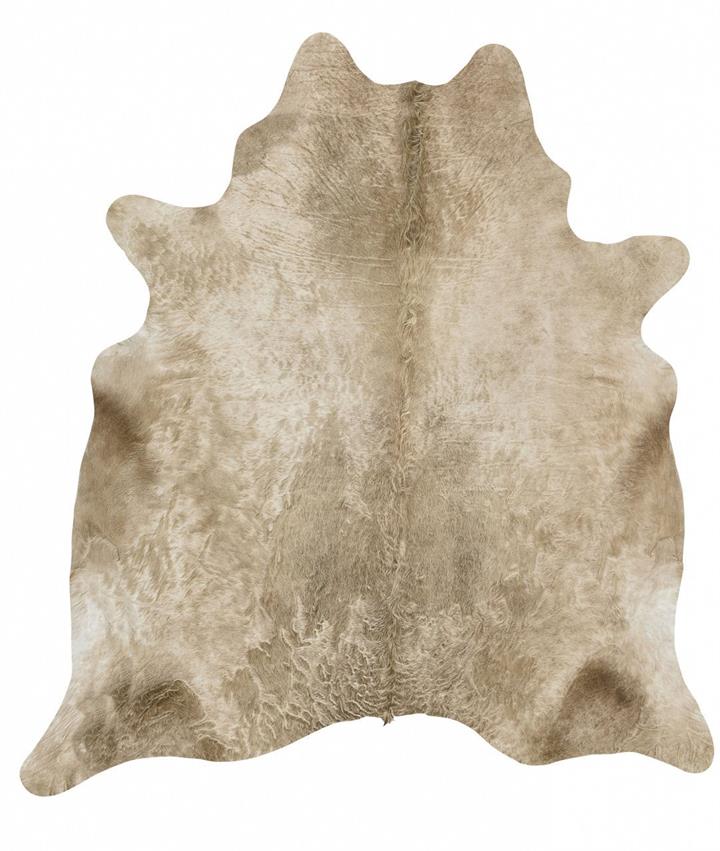 Exquisite Natural Cow Hide Champagne 170x180cm