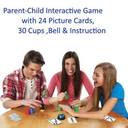 Family Cups Games for Kids,Classic Speed Cup Game for Parent-Child Interactive Stacking Cups Game