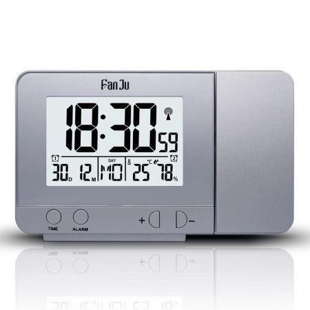 FanJu FJ3531 Projection Alarm Clock with Temperature and Time Projection / USB Charger/ Indoor Temperature and Humidity