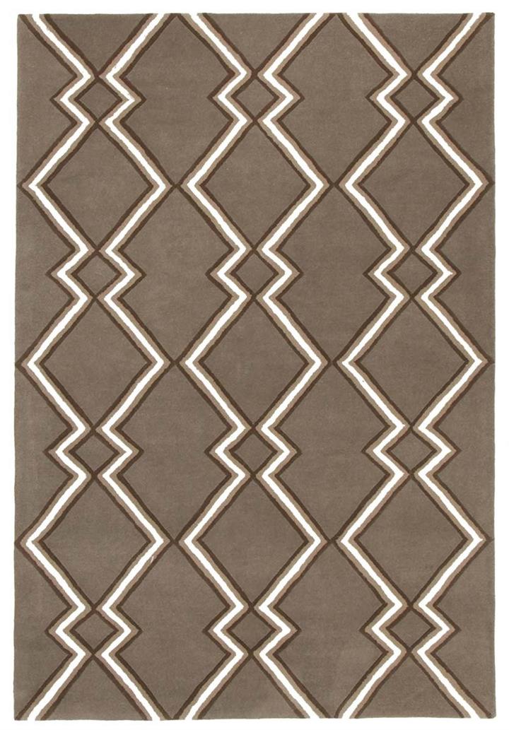 Fantasy Festival Taupe Skies Handmade Wool Rug 225x155cm