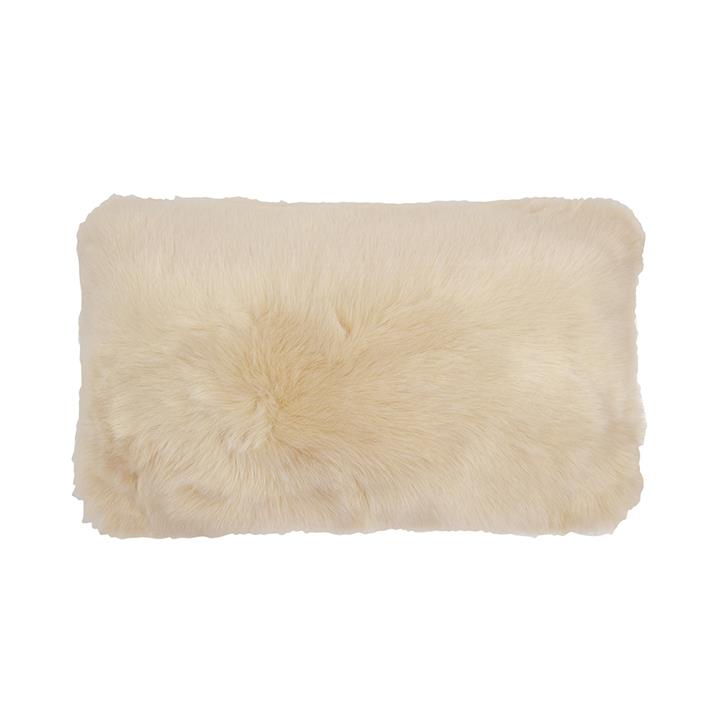 Faux Fur Cushion 30x50cm Nougat