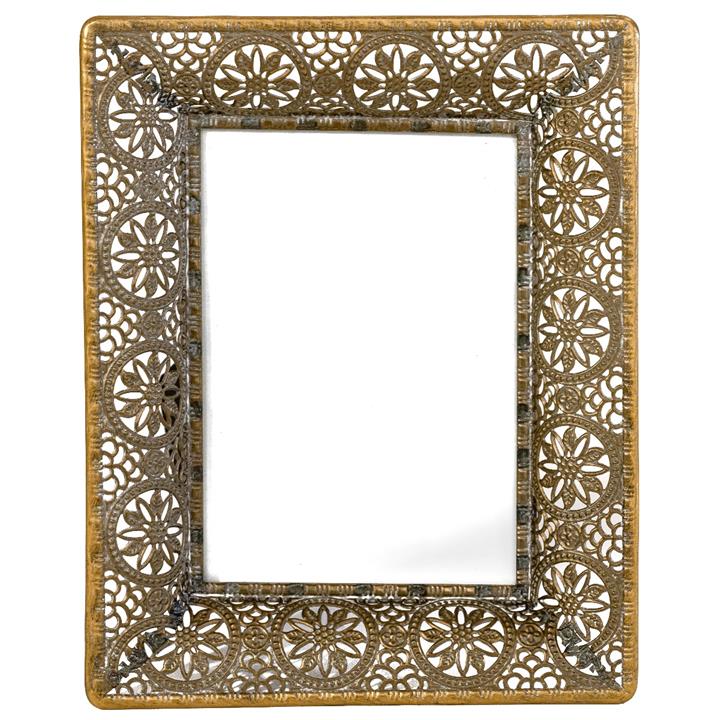 Filagree Metal Photo Frame 5x7