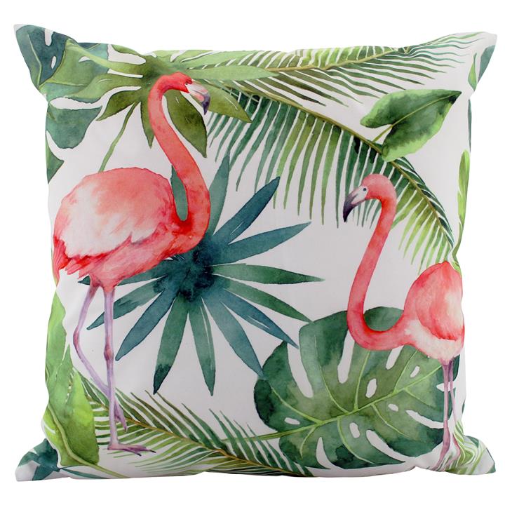Flamingo Duo Outdoor Cushion 50x50cm