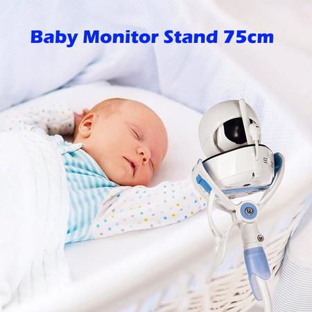 Flexible Baby Monitor Stand Bed Phone Holder Wall Mount Camera 75cm Lt.Blue