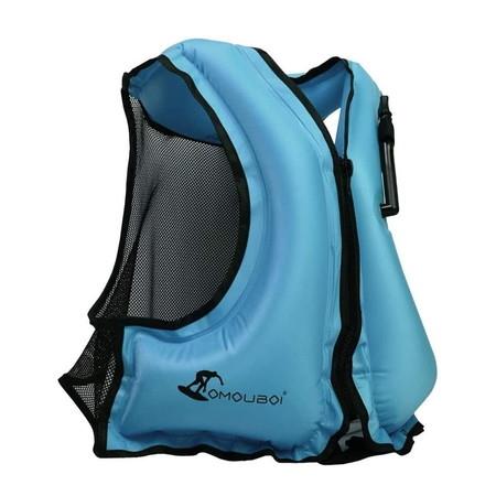 Float Vest Jackets Buoyancy Aid Inflatable Swimming Floatation Jacket Snorkel Vest 40-100kg Size 4-22 Adult for Kayak Canoeing