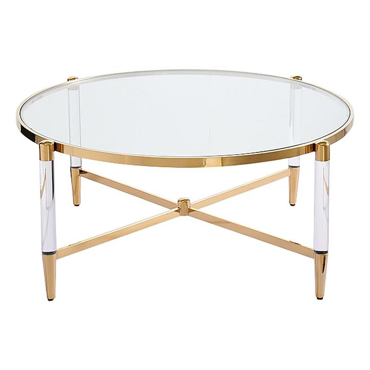 Floating Gold Coffee Table