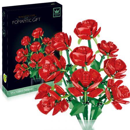 Flower Bouquet Bricks  , compatible with LEGO 10803 for Adults 568PCS