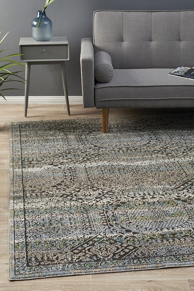 Fluid Morrow Modern Blue Rug 290x200cm
