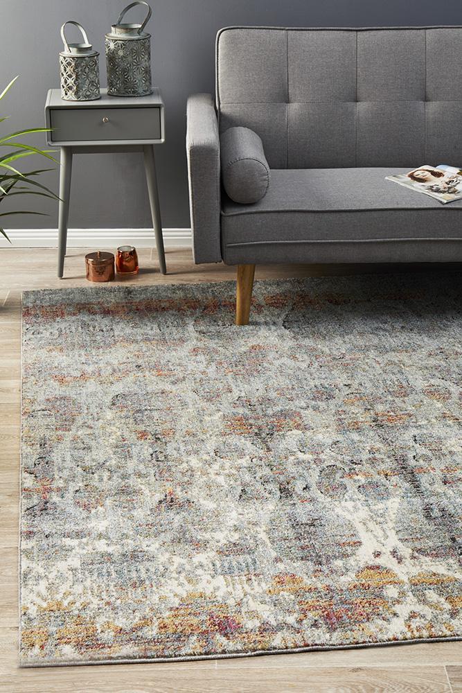 Fluid Noon Modern Blue Rug 400x300cm