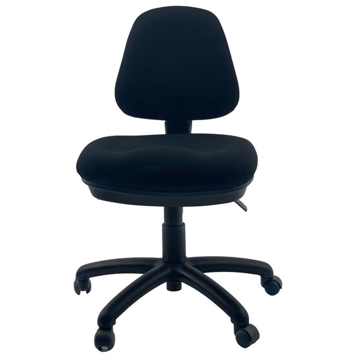 Forte Afrdi Medium Back Australian Made Office Task Chair Contoured Bump Seat