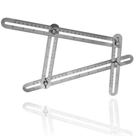 Four Folding Ruler Multi-Function Adjustable Ruler