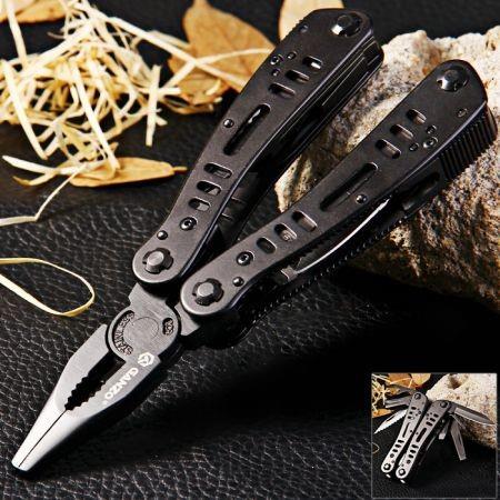 Ganzo G103 Multifunctional Folding Pliers with 10pcs Screwdriver Bits
