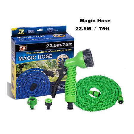Garden Hose75ft(22.5M), Flexible Expanding Hose with Free Water Spray Nozzle