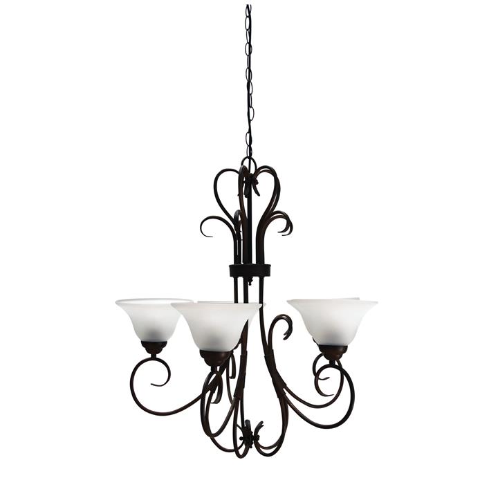Gaston 5Lt Up Pendant Bronze