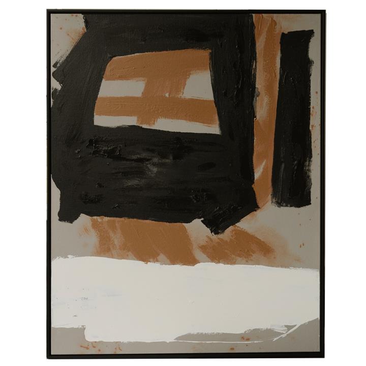 Geometric Wonders Oil On Canvas Painting - Large