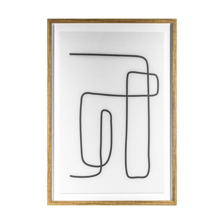 Ghada Line Drawing Framed