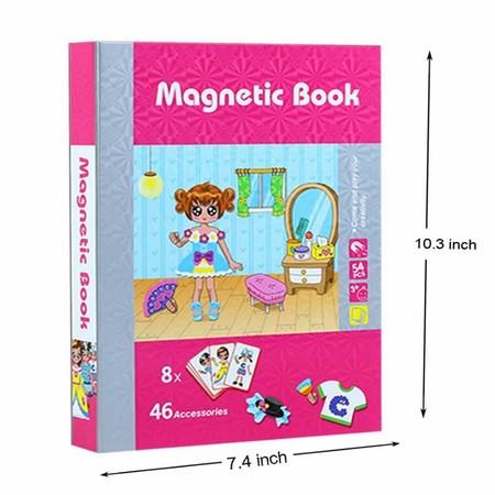 Gils dressup Magnetic Puzzles Book Series Educational Toys Gift for Kids Age3+