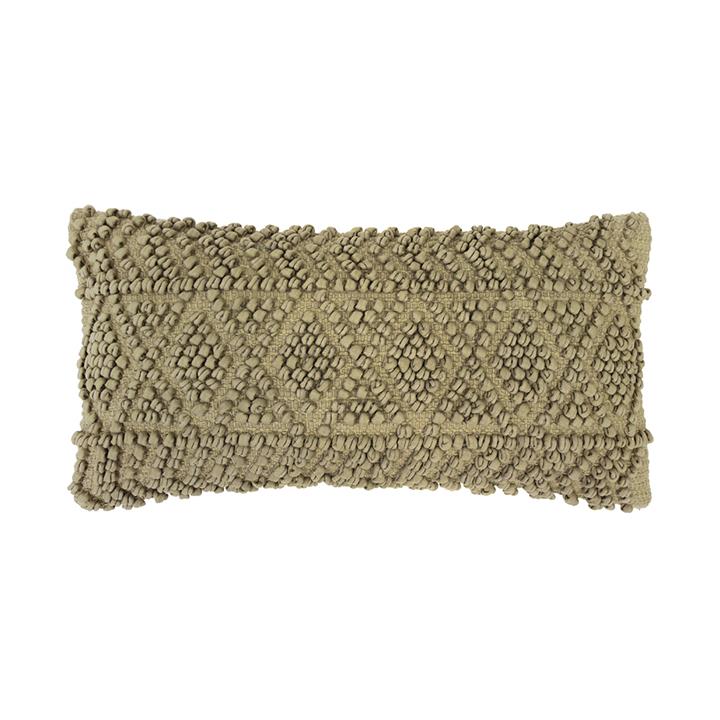 Glenelg Cushion 30x60cm Flax