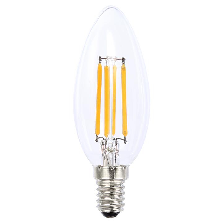 Globe LED Candle 4W 2700K Clear E14 Dimmable