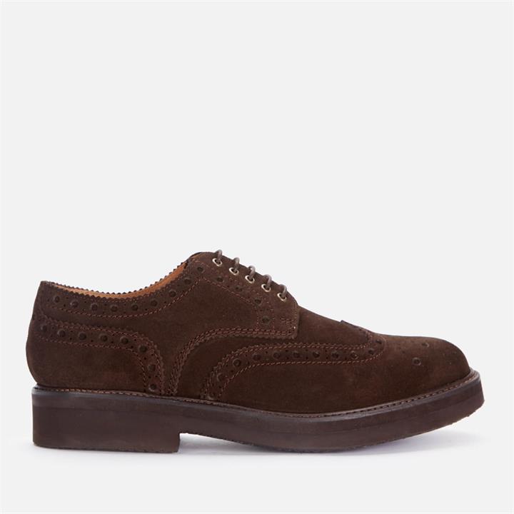 Grenson Men's Brady Grained Leather Hiking Style Boots - Tan - UK 9
