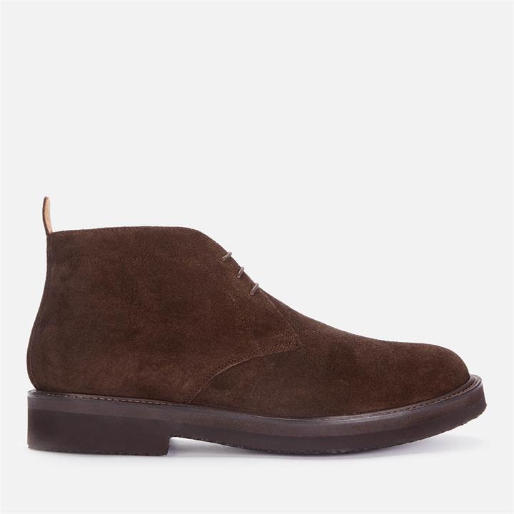 Grenson Men's Clement Suede Desert Boots - Peat - UK 7