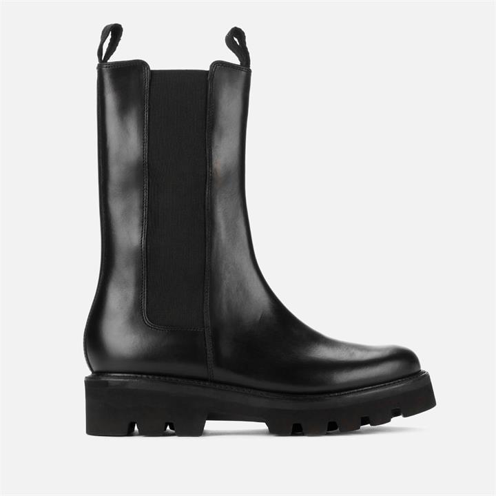 Grenson Women's Doris Leather Chelsea Boots - Black Pull Up - UK 3