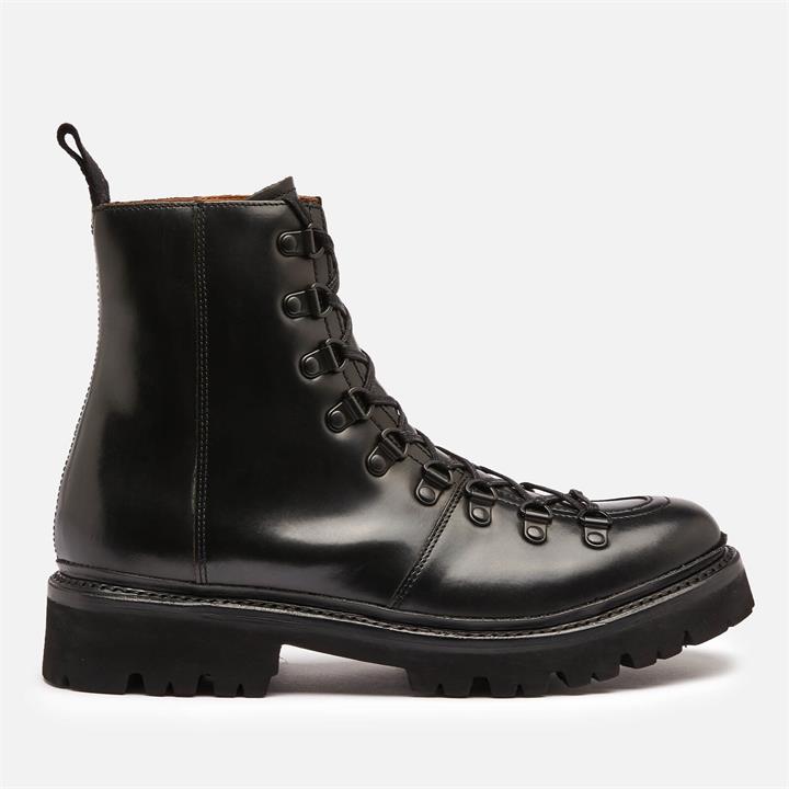 Grenson Women's Nanette Leather Hiking Style Boots - Black - UK 4