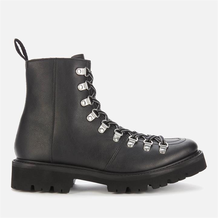 Grenson Women's Nanette Vegan Hiking Style Boots - Black - UK  5