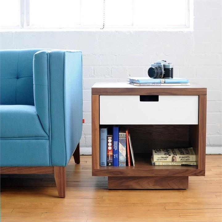 Gus custom timber bedside table